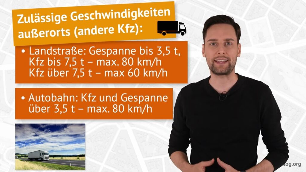 An welche Geschwindigkeit müssen Autofahrer sich außerorts halten?