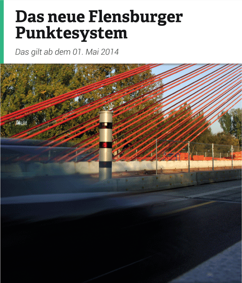 Das neue Flensburger Punktesystem