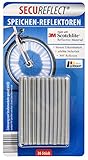 SECUREFLECT Speichenreflektoren 72 Stück für 1 Fahrrad mit 3M™-Scotchlite™-Reflexmaterial...