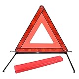 ACONDE Warndreieck Mit, Warndreieck Kfz, Mit Aufbewahrungsbox, Faltbarer, Für Warnschilder, die im...