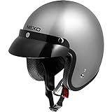 Nexo Jethelm Motorradhelm Helm Motorrad Mopedhelm Basic II, herausnehmbare Polster, Gewicht: 950 g,...