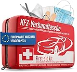 HELDENWERK Auto Verbandskasten 2023 europaweit einsetzbar & geprüft (StVO konform) - KFZ...