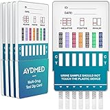 5 x Aydmed Drogenschnelltest Dip-Karten für 7 Drogenarten | Drogentest für Urin | Test auf Kokain,...