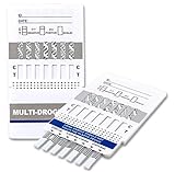 5 x One+Step Drogentest, Drogenschnelltest für 7 Drogenarten I Kokain I Cannabis I Methampetamin I...