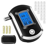 Winload Alkoholtester, Promilletester mit 20 Mundstücken, Professioneller Digital Alkohol Tester...