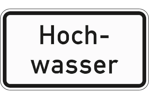 Zeichen 1007-51: Hochwasser