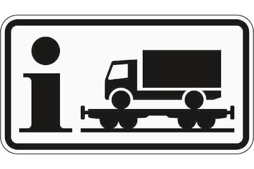 Zeichen 1010-14: Information Rollende Landstraße