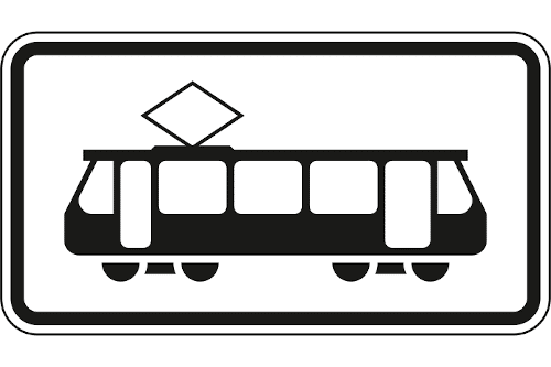 Zeichen 1010-56: Straßenbahn