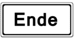 Zeichen 1012-31: Ende der Anordnung