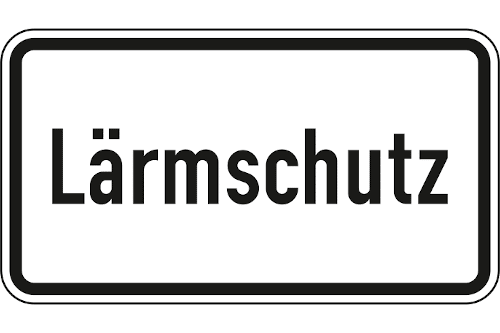 Zeichen 1012-36: Lärmschutz