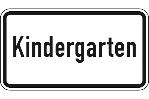 Zeichen 1012-51: Kindergarten