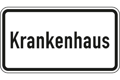 Zeichen 1012-53: Krankenhaus