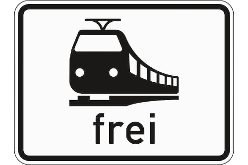 Zeichen 1024-15: Schienenbahn frei