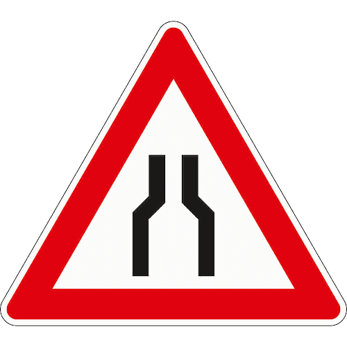 Zeichen 120: Straßenverengung