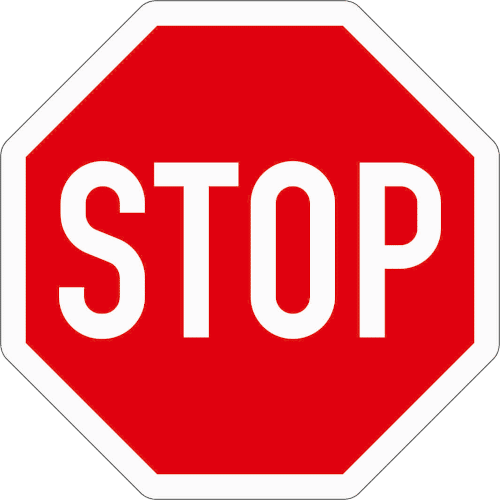 Stop Zeichen
