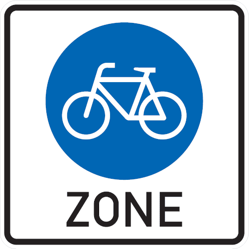 Zeichen 244.3: Beginn einer Fahrradzone