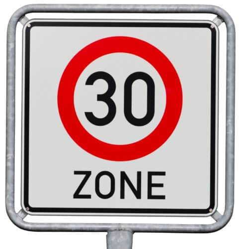 30er Zone Schild