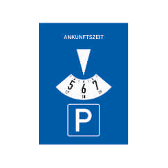 Zeichen 318: Parkscheibe