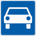 Zeichen 331-1: Kraftfahrstraße