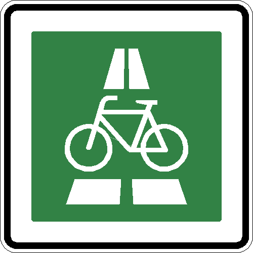 Zeichen 350.1: Radschnellweg