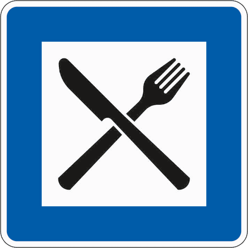 Zeichen 365-56:Autobahngasthaus