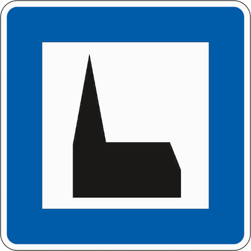 Zeichen 365-59: Autobahnkapelle