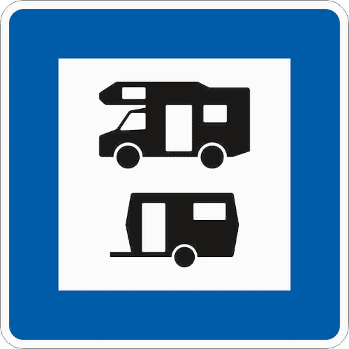 VZ 365-68: Wohnmobil- und Wohnwagenplatz