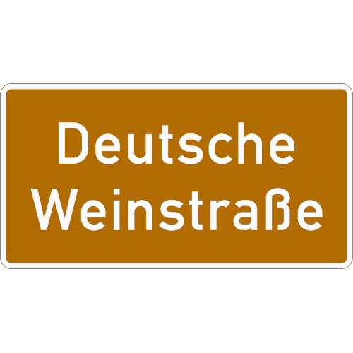 Zeichen 386.2: Touristische Route