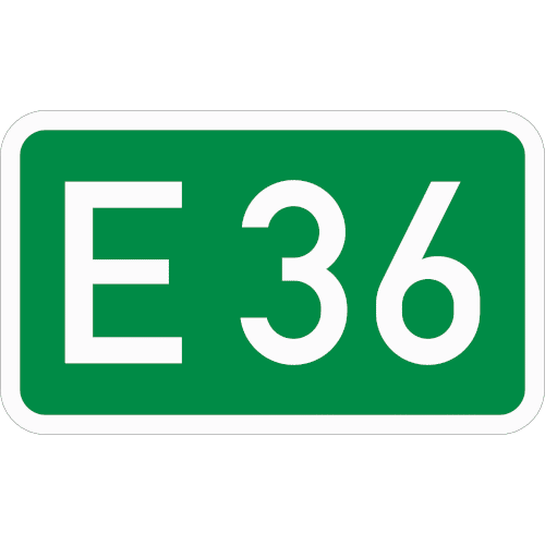 Zeichen 410: Europastraßen