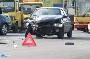 Après un accident de voiture en Allemagne: restez sur place.