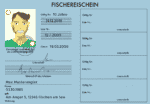So sieht der Fischereischein aus.