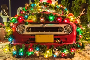 Rentiere Auto Deko Set Geweih Rote Nase Dekorationen Weihnachten