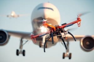 Ein Bußgeld für eine Drohne droht beispielsweise, wenn sie den Flugverkehr stört.