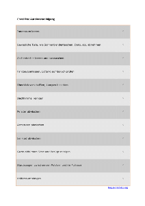 Checkliste zur Autoinnenreinigung