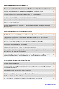 Checkliste Autokauf Pdf