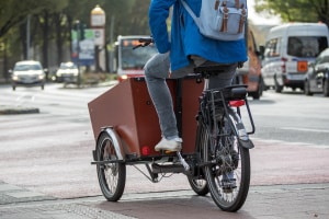 Das Dreirad als Lastenfahrrad erfreut sich großer Beliebtheit.