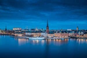 Stockholm ist besonders beliebt. Die Einreise nach Schweden ist für Deutsche unkompliziert.