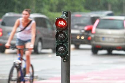 Fahrrad - Ampel führt Blinker für alle Räder ein