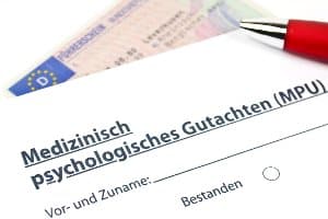 Führerscheinsperre verkürzen: Oft muss eine MPU bestanden werden, damit die Verkürzung funktioniert.