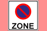 Schild einer Halteverbotszone