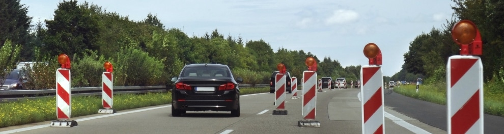 Baustelle auf Autobahn & Co: Regeln und Bußgelder