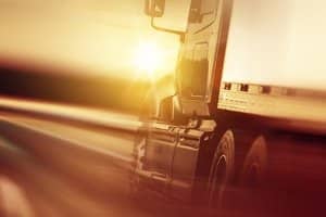 Auf der Autobahn müssen LKW Maut zahlen