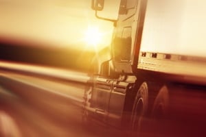 Eine LKW-Maut ist in Irland auf bestimmten Strecken zu zahlen.