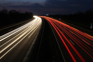 Lkw-Nachtfahrverbot: Auf der Autobahn gilt es nicht.