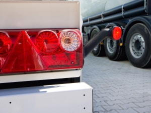 LED - Schild mit 5 Zeichen mit Randbeleuchtung - Namenschild für LKW-Fahrer