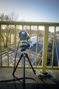 Auch mobile Blitzer werden auf der A2 eingesetzt.