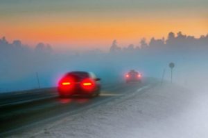 Bei stark beeinträchtigten, witterungsbedingten Sichtverhältnissen wird die Nebelschlussleuchte zur Pflicht 