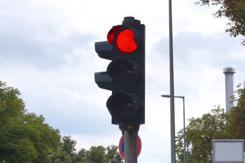 0 7 sekunden rote ampel