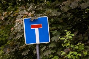 Sackgasse: Dieses Schild kündigt eine solche Straße an.