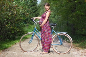 Darf man in der Schwangerschaft Fahrrad fahren? Ja, grundsätzlich spricht nichts dagegen!